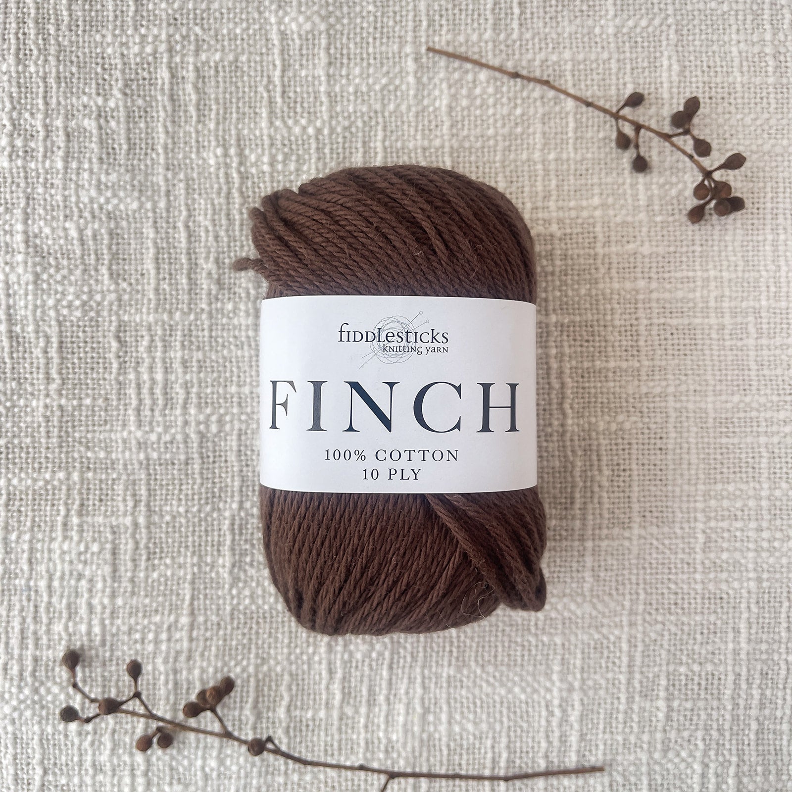 Fiddlesticks Finch - 10 ply Worsted - Cotton Yarn