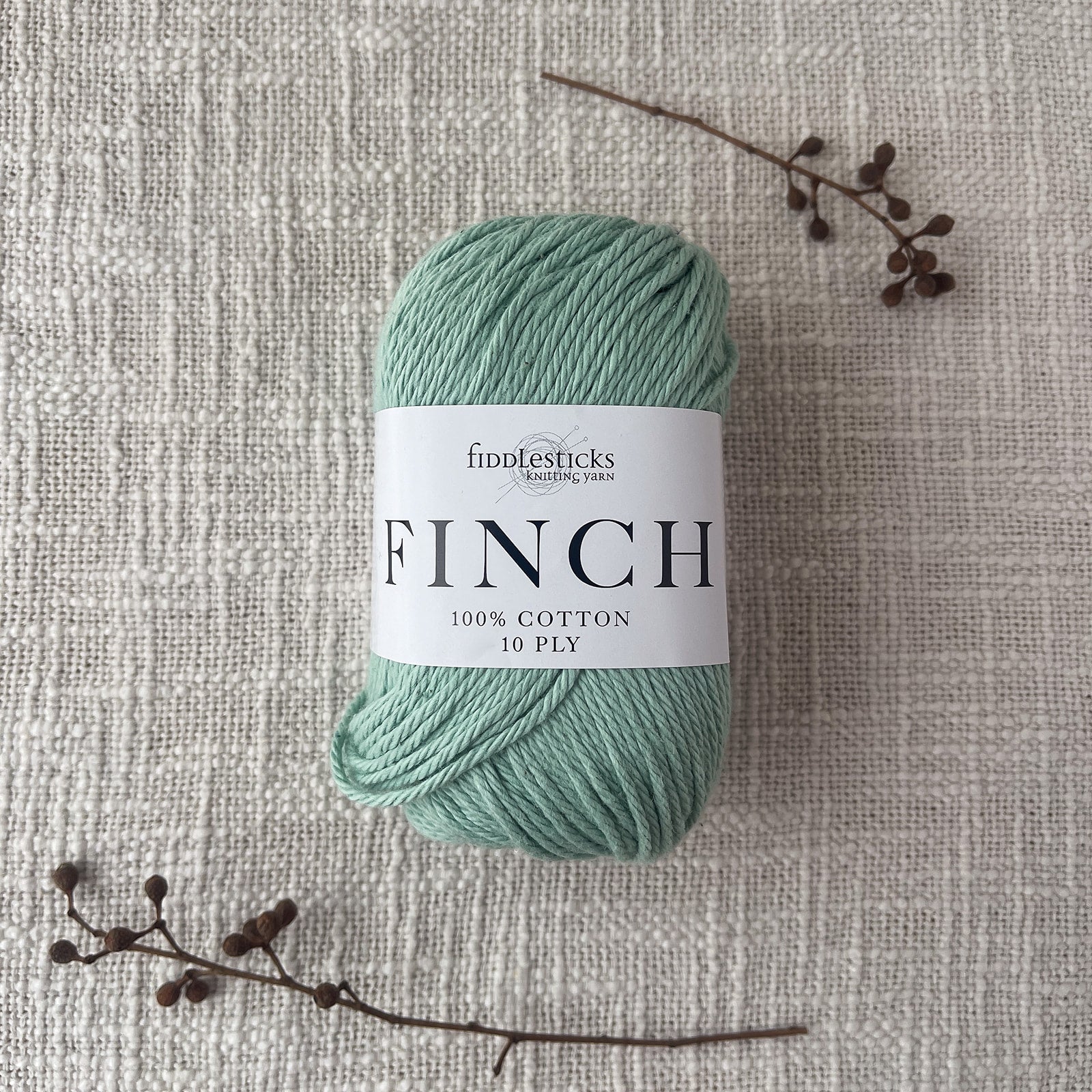 Fiddlesticks Finch - 10 ply Worsted - Cotton Yarn