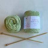 Laines du Nord Cotton Silk Tweed Luxury Yarn