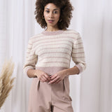 Rowan Mode Pattern - Dunwich Fitted Crop Tee