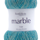 Fiddlesticks Marble - 8 ply DK - Cotton Acrylic Yarn