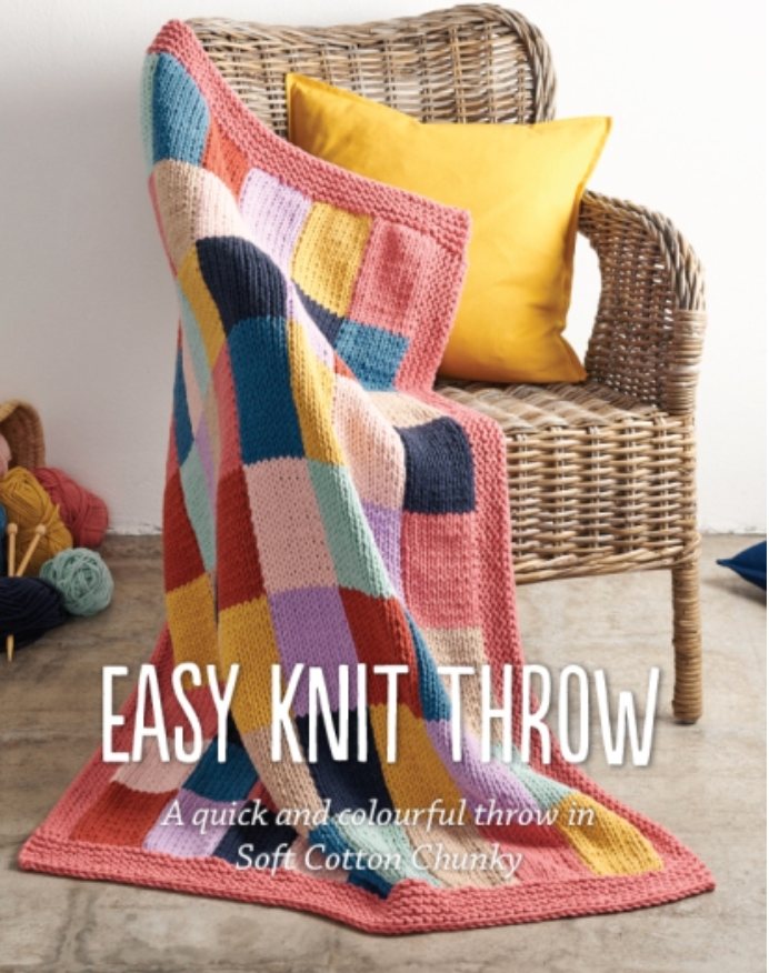 Easy Knit Throw Pattern