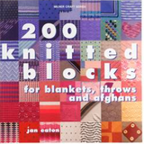 Book - 200 Knitted Blocks for blankets, throws & afgfhans by Jan Eaton