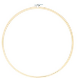 Embroidery Hoops - 25 cm Bamboo