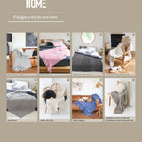 Cleckheaton Neutral Home - 8 knit designs for your home