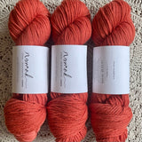 Nomad Yarns - 100% Australian Polwarth NSW Botanically dyed 8 ply yarn