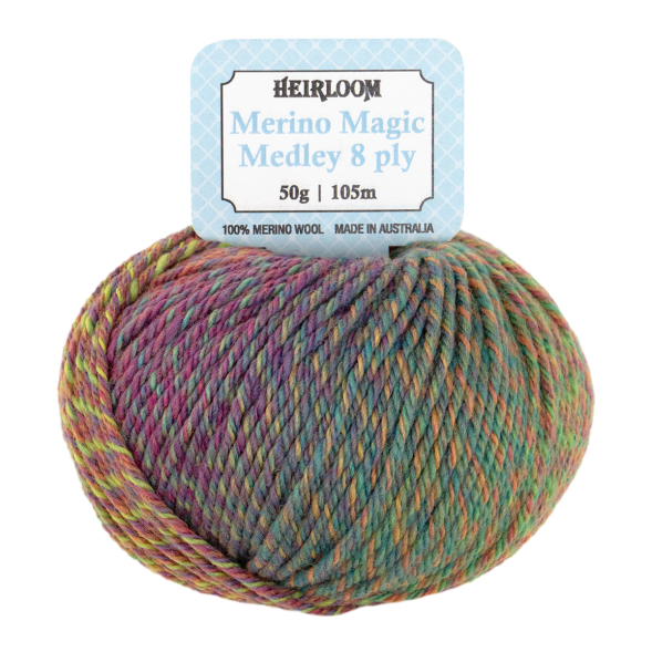 Heirloom Merino Magic Medley - 8 Ply Pure Merino