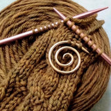 Spiral Cable Needle / Spiral Shawl Pin