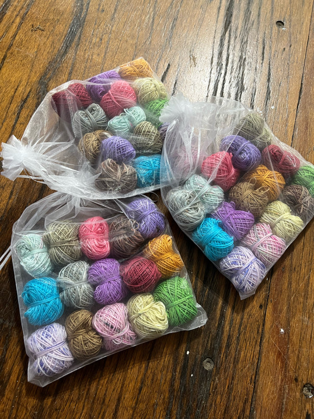 That Yarn Place Lolly Bags - Scrap yarn bags