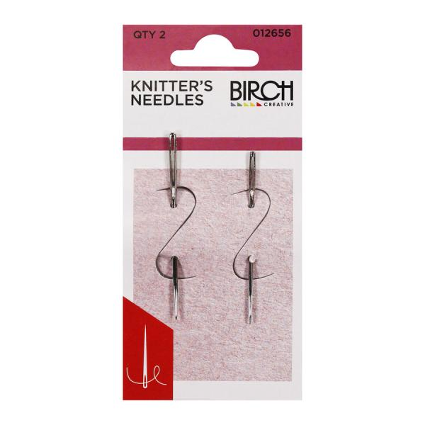 Birch Knitter’s Needles - Wool Needles Fine Point