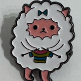 Fun Enamel Knitting Pins / Brooch
