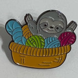 Fun Enamel Knitting Pins / Brooch