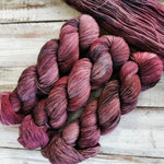 Upside Down - NNK Fingering weight 4 ply Merino Silk Cashmere.  Perfect for garments, accessories, shawls, wraps, scarves. Knitting and crochet.  Learn to knit and learn to crochet with this luxury yarn.