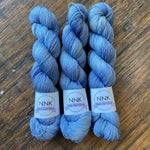 Winter Seas - NNK Fingering weight 4 ply Merino Silk Cashmere.  Perfect for garments, accessories, shawls, wraps, scarves. Knitting and crochet.  Learn to knit and learn to crochet with this luxury yarn.