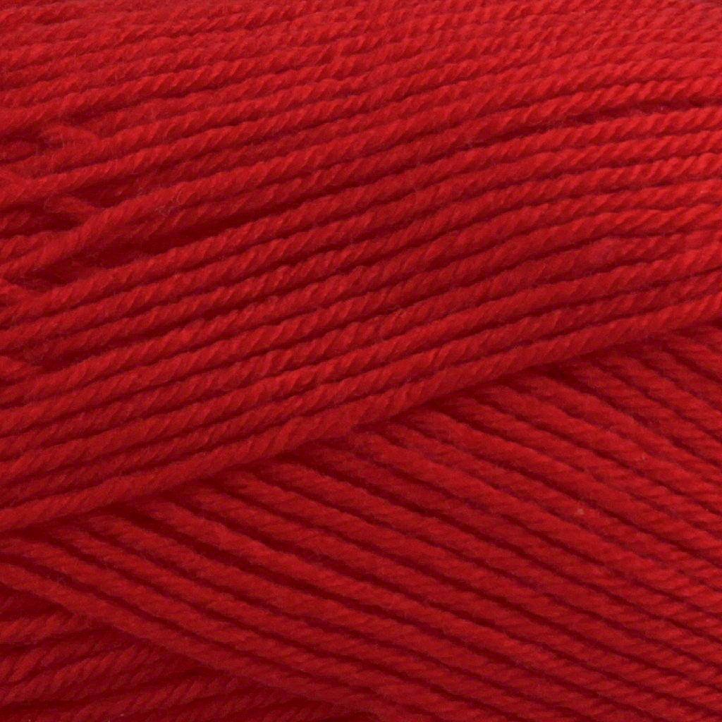 Rich Red 70006 Fiddlesticks Superb 8 DK 8 Ply Acrylic yarn. A very soft non-pilling yarn suitable for crochet and knitting patterns. Good for knitting garments and crochet blankets. Use this wool to learn to knit or learn to crochet.