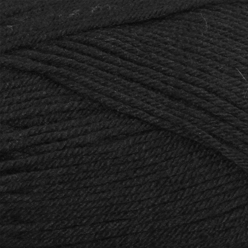 Black 70027 Fiddlesticks Superb 8 DK 8 Ply Acrylic yarn is a very soft non-pilling yarn suitable for crochet and knitting patterns. Good for knitting garments and crochet blankets. Use this wool to learn to knit or learn to crochet.