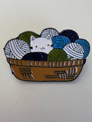 Fun Enamel Knitting Pins / Brooch