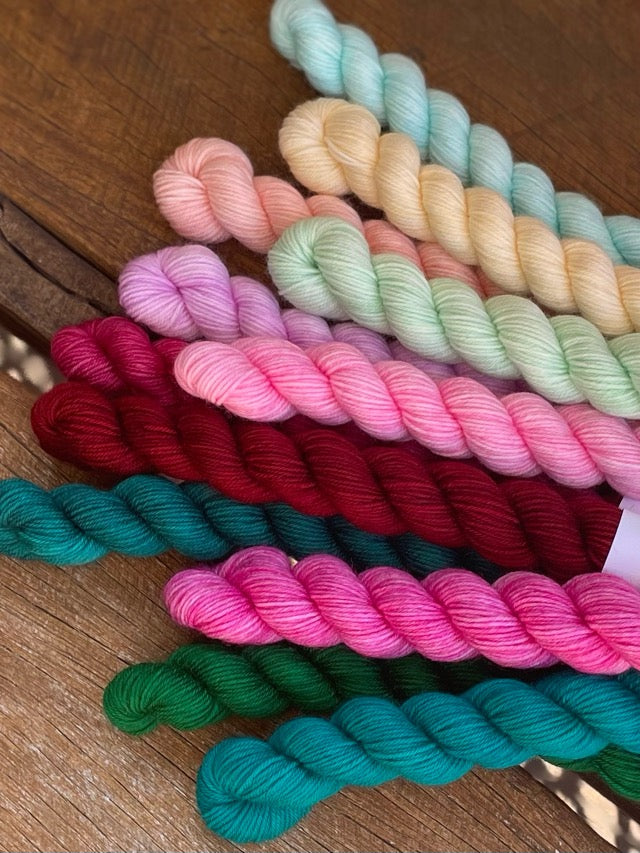 Russet Hand Dyed Yarn Brown Yarn Aran Superwash Merino Wool Knit