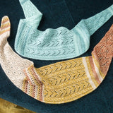 Glowhair Frost Scarflette design by Stephen West used in a guided Maker’s Club workshop