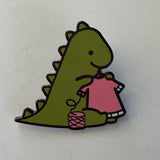 Fun Enamel Knitting Pins / Brooch