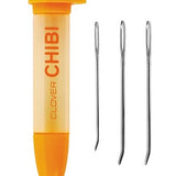 Clover Darning Needle Set - Bent Tip (yellow case)