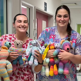 Charity comfort teddies knit or crochet for children in hospital