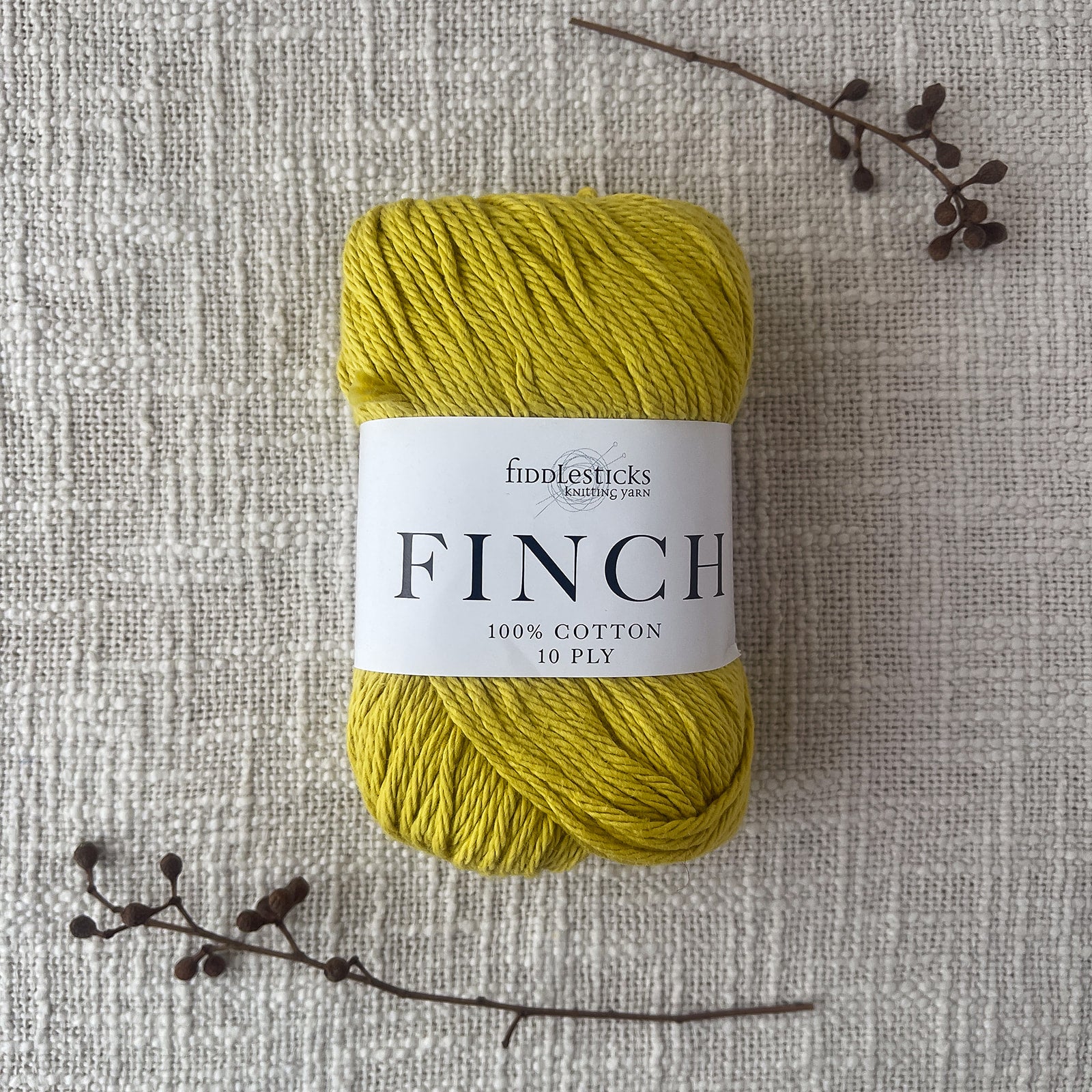 Fiddlesticks Finch - Aran 10 ply - Cotton Yarn