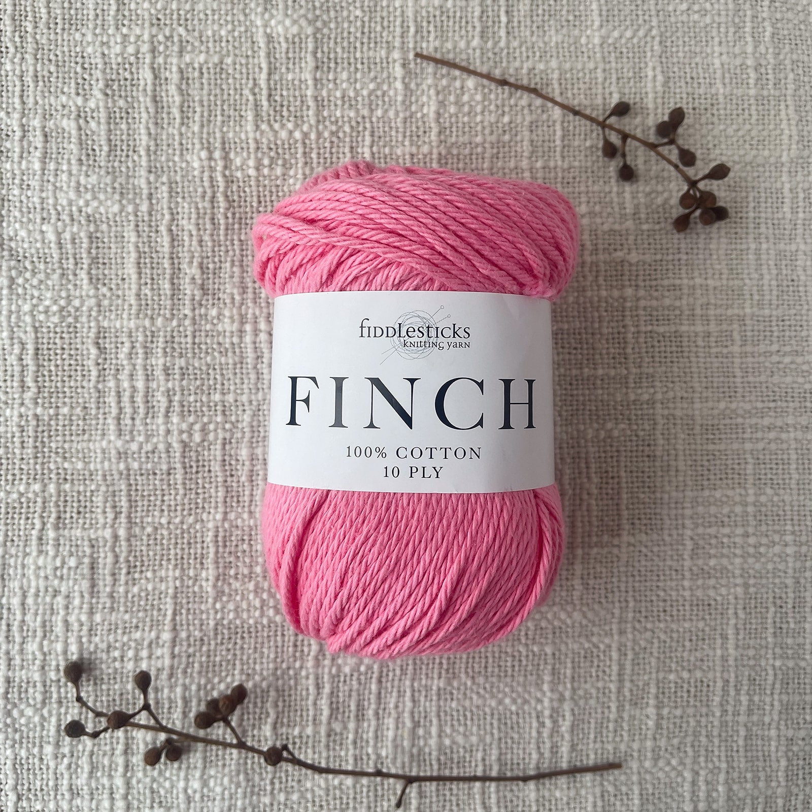 Fiddlesticks Finch - Aran 10 ply - Cotton Yarn