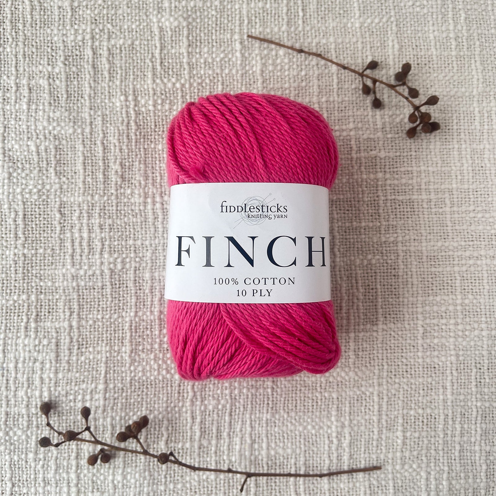 Fiddlesticks Finch - Aran 10 ply - Cotton Yarn