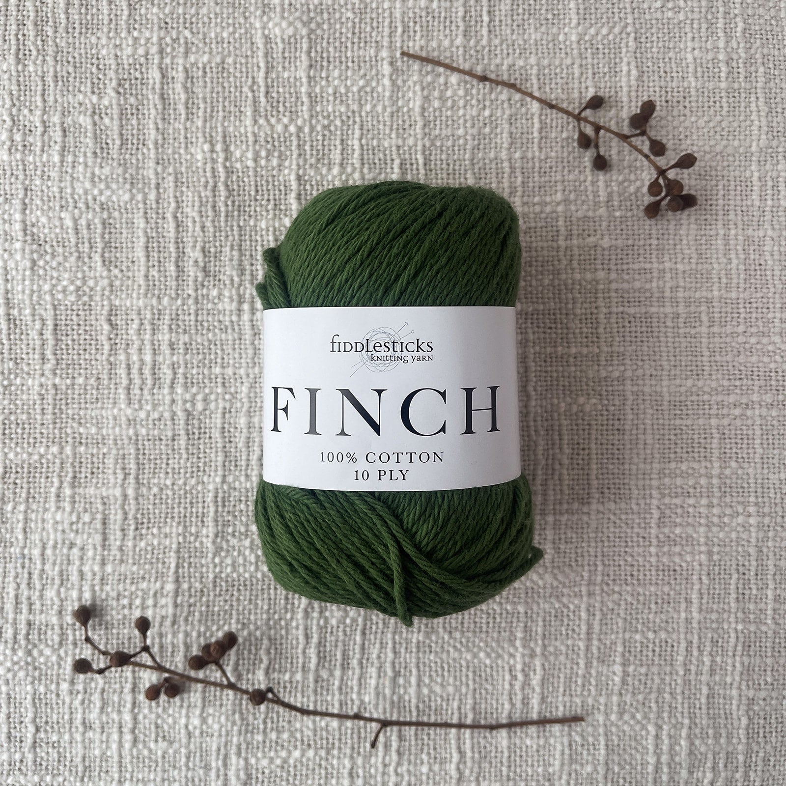 Fiddlesticks Finch - Aran 10 ply - Cotton Yarn