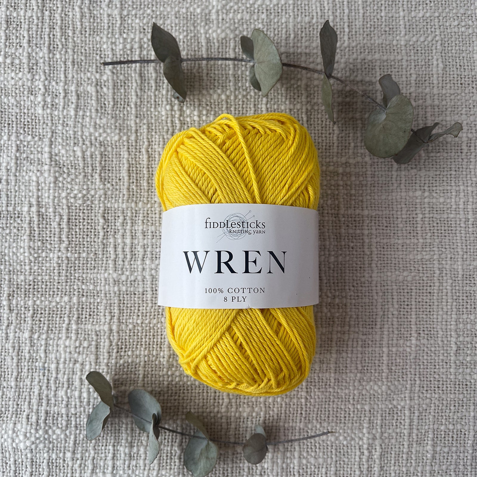 Fiddlesticks Wren 8 Ply Cotton Yarn in Duck colour (shade W006) – 100% cotton yarn for knitting and crochet, available at That Yarn Place. Fast shipping Australia wide.