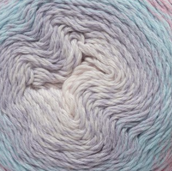 Fiddlesticks Eddy 4ply cotton blend gradient yarn ball