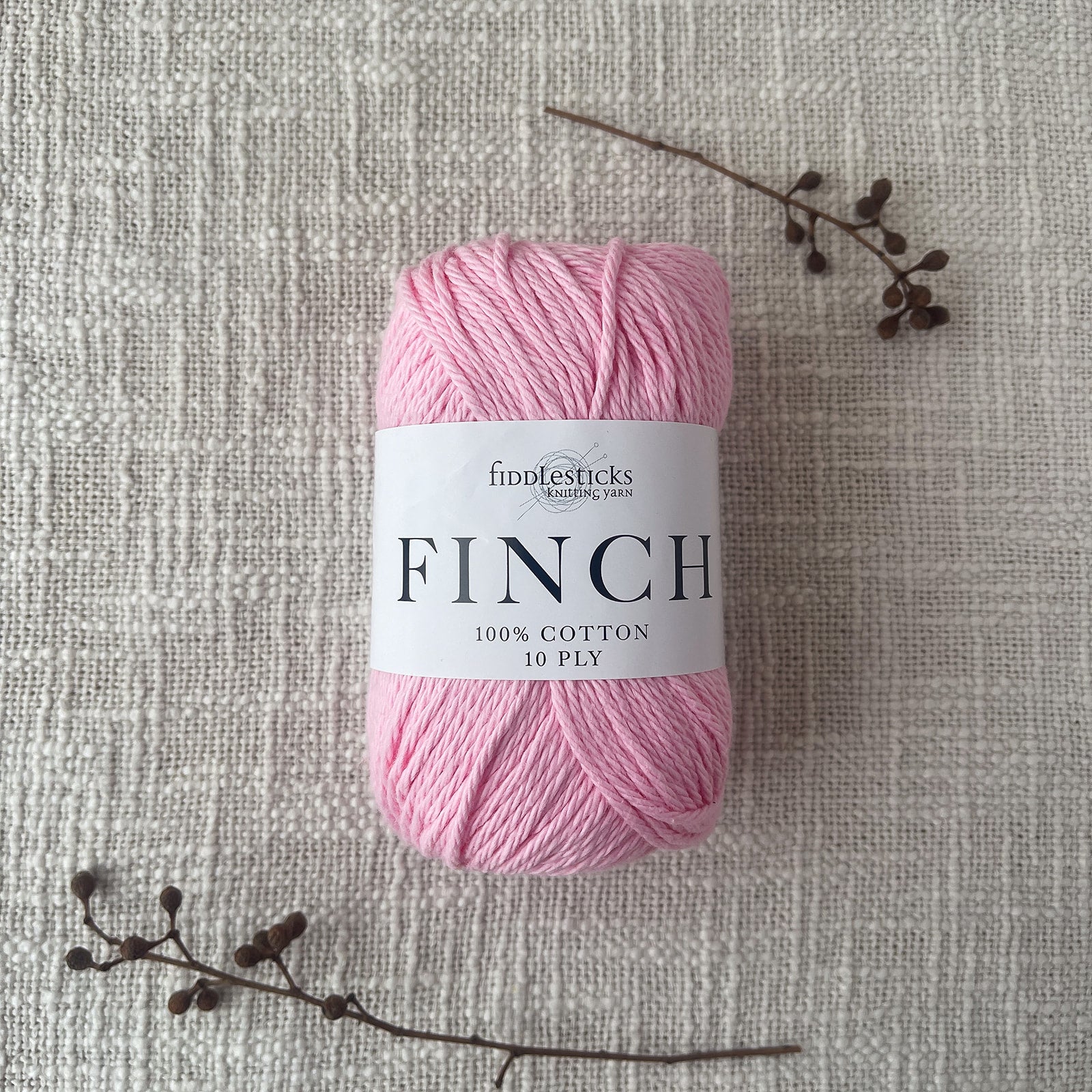 Fiddlesticks Finch 10 Ply Cotton Yarn – colour Baby Doll (6234), a quality cotton yarn for knitting and crochet. Order online with quick dispatch.