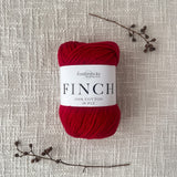 Fiddlesticks Finch 10 Ply Cotton Yarn – colour Red (6211), a quality cotton yarn for knitting and crochet. Order online with quick dispatch.