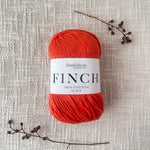 Fiddlesticks Finch 10 Ply Cotton Yarn in Tangelo (6228) – soft 100% cotton yarn perfect for knitting and crochet, available at That Yarn Place.