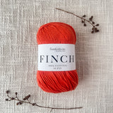 Fiddlesticks Finch 10 Ply Cotton Yarn in Tangelo (6228) – soft 100% cotton yarn perfect for knitting and crochet, available at That Yarn Place.