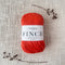 Fiddlesticks Finch 10 Ply Cotton Yarn in Tangelo (6228) – soft 100% cotton yarn perfect for knitting and crochet, available at That Yarn Place.