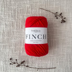 Fiddlesticks Finch 10 Ply Yarn – shade Pillar Box Red (6239), 100% cotton yarn for homewares and garments. Fast shipping Australia-wide.