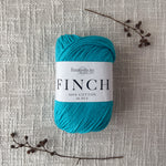 Fiddlesticks Finch Cotton Yarn in Turquoise (6247) – 10 ply cotton yarn for knitting and crochet. Quick dispatch from That Yarn Place.