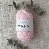 Fiddlesticks Wren 8 Ply Cotton Yarn in Petal colour (shade W008) – 100% cotton yarn for knitting and crochet, available at That Yarn Place.