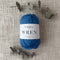 Fiddlesticks Wren 8 Ply Cotton Yarn in Azure colour (shade W041) – 100% cotton yarn for knitting and crochet, available at That Yarn Place.