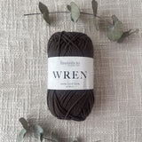 Fiddlesticks Wren 8 Ply Cotton Yarn in Cement colour (shade W022) – 100% cotton yarn for knitting and crochet, available at That Yarn Place. In store and online.