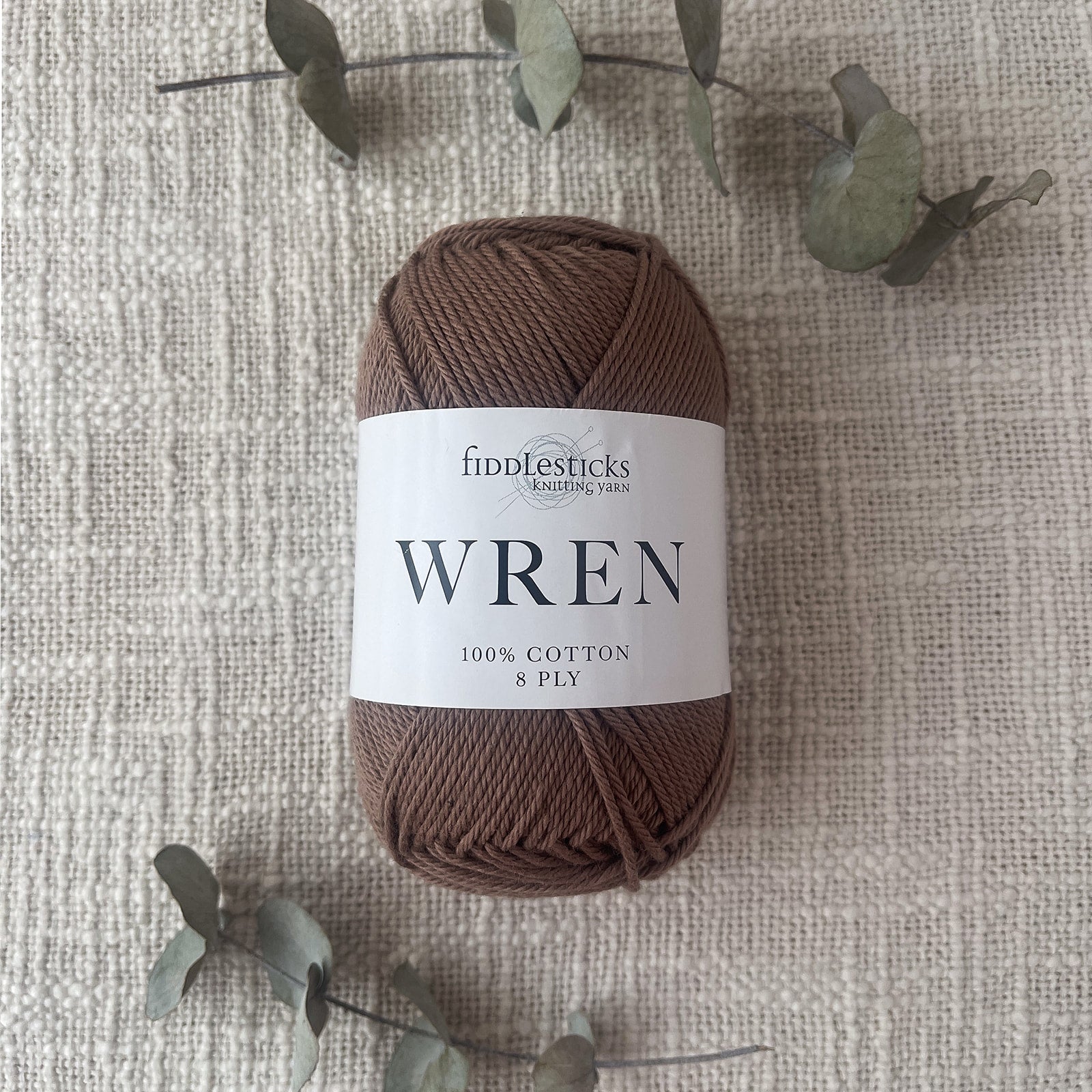 Fiddlesticks Wren 8 Ply Cotton Yarn in Milo colour (shade W038) – 100% cotton yarn for knitting and crochet, available at That Yarn Place.
