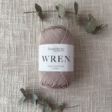 Fiddlesticks Wren 8 Ply Cotton Yarn in Silver colour (shade W020) – 100% cotton yarn for knitting and crochet, available at That Yarn Place.