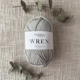 Fiddlesticks Wren 8 Ply Cotton Yarn in Stone colour (shade W019) – 100% cotton yarn for knitting and crochet, available at That Yarn Place.