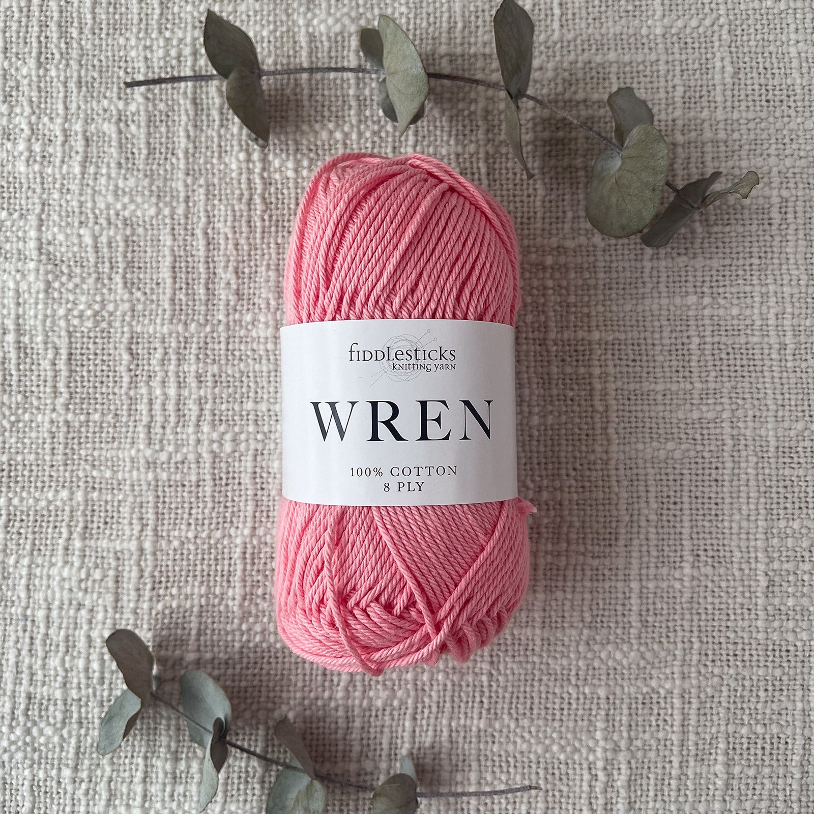 Fiddlesticks Wren 8 Ply Cotton Yarn in Fairy colour (shade W010) – 100% cotton yarn for knitting and crochet, available at That Yarn Place. Fast shipping Australia wide.