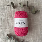 Fiddlesticks Wren 8 Ply Cotton Yarn in Lipstick colour (shade W011) – 100% cotton yarn for knitting and crochet, available at That Yarn Place. Fast shipping Australia wide.