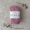 Finch 10 Ply Cotton Yarn by Fiddlesticks – shade Lilac (6212), perfect for dishcloths, homewares, and garments. Ships fast from That Yarn Place.