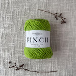 Finch 10 Ply Cotton Yarn by Fiddlesticks – shade Lime (6241), perfect for dishcloths, homewares, and garments. Ships fast from That Yarn Place.