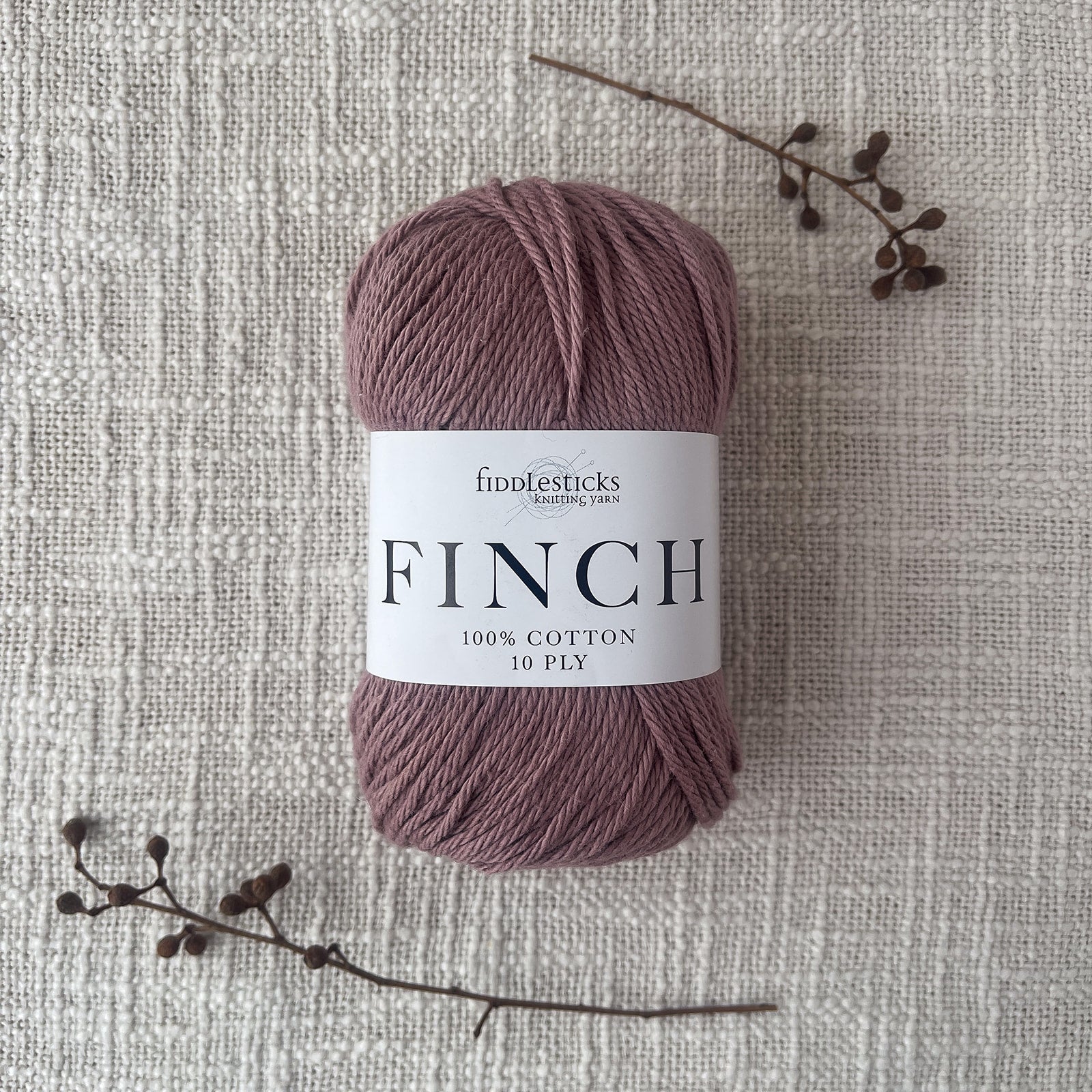 Finch 10 Ply Cotton Yarn by Fiddlesticks – shade Moonstone (6223), perfect for dishcloths, homewares, and garments. Ships fast from That Yarn Place.